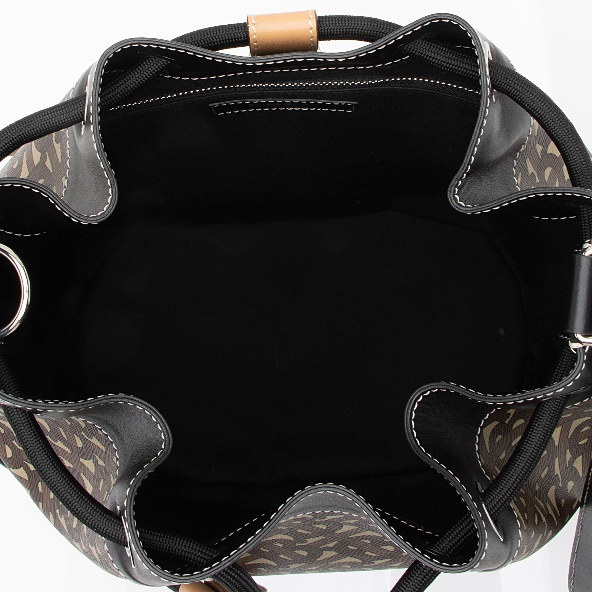 Burberry Monogram TB Bridle Chesterton Bucket Bag (SHF-23254)