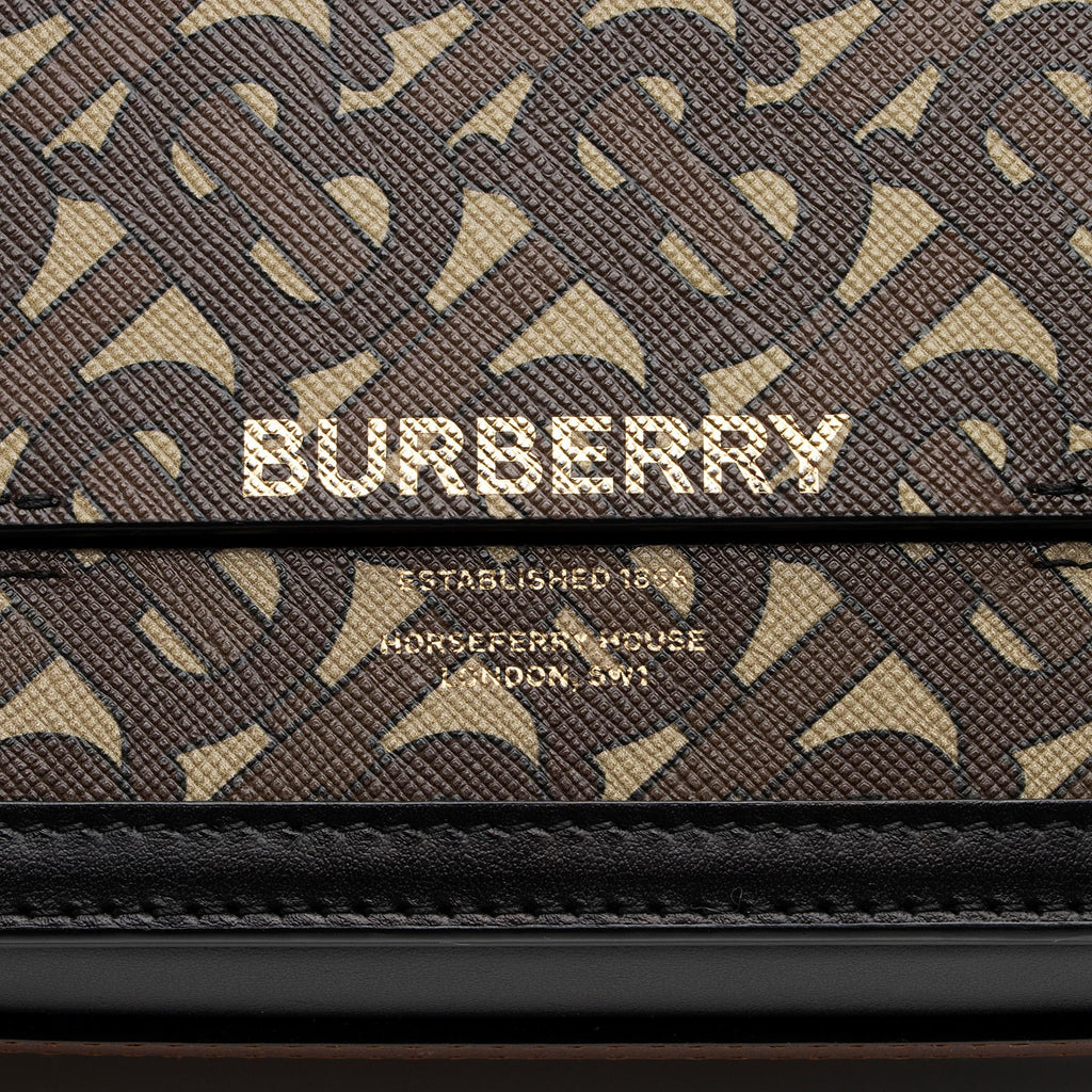 Burberry Monogram TB Bridle Grace Small Flap Shoulder Bag (SHF-kkkstg)