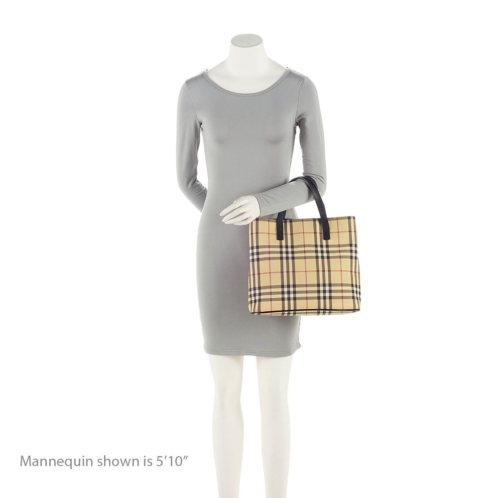 Burberry Nova Check Medium Tote (SHF-21306)