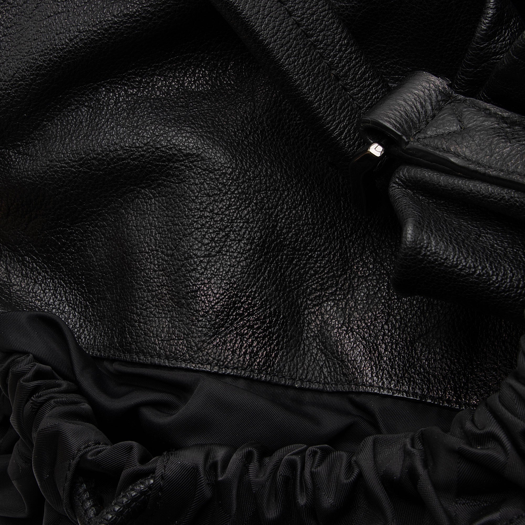 Burberry Nylon Check Large Hobo (SHF-o0QWiZ)
