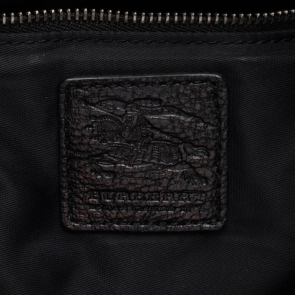 Burberry Nylon Check Large Hobo (SHF-o0QWiZ)