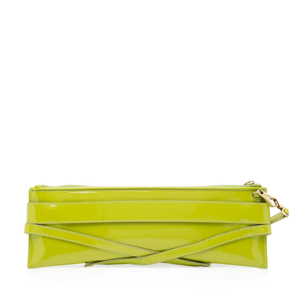 Burberry Patent Leather Parmoor Prorsum Clutch (SHF-23381)