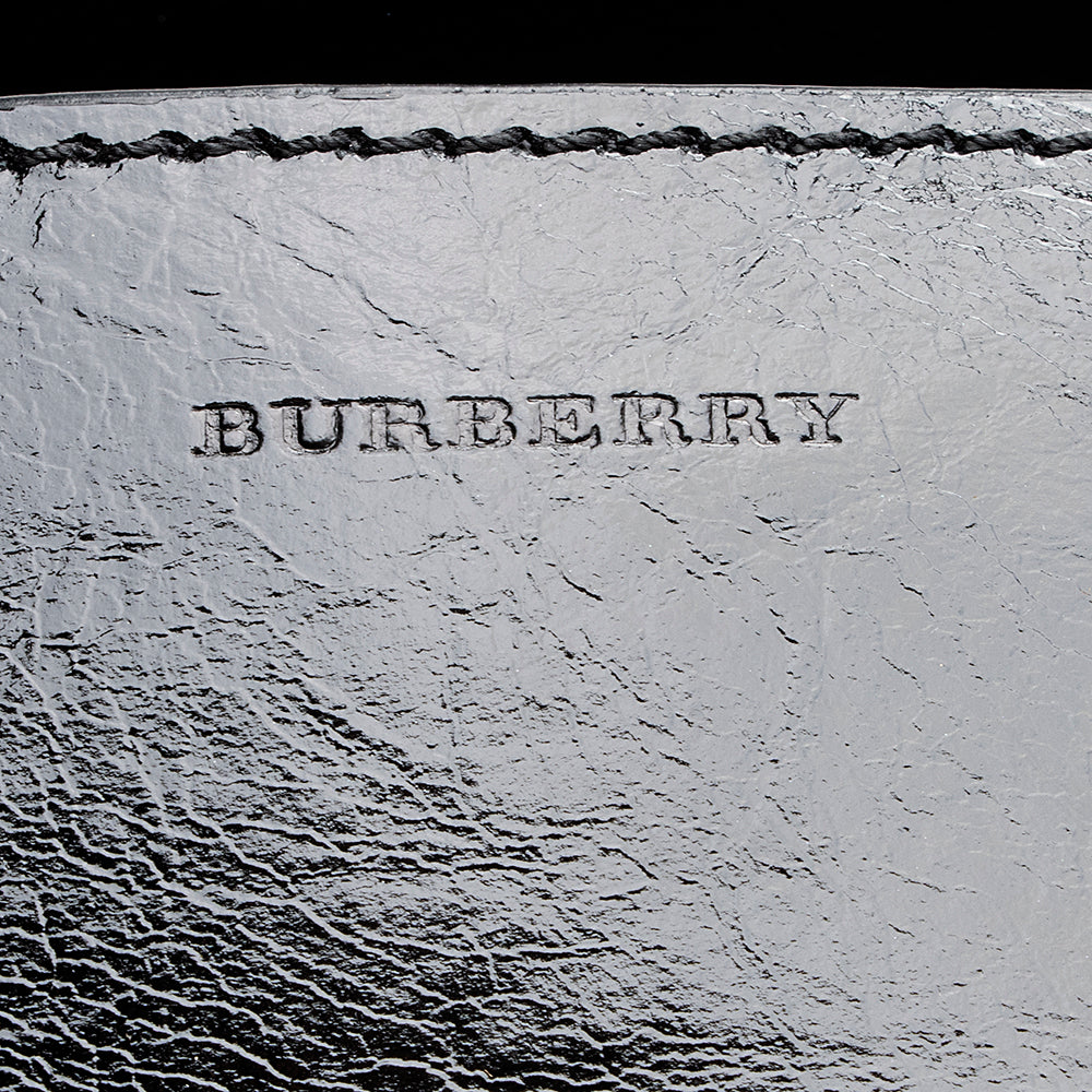 Burberry Patent Soft Calfskin Banner Small Tote (SHF-19715)