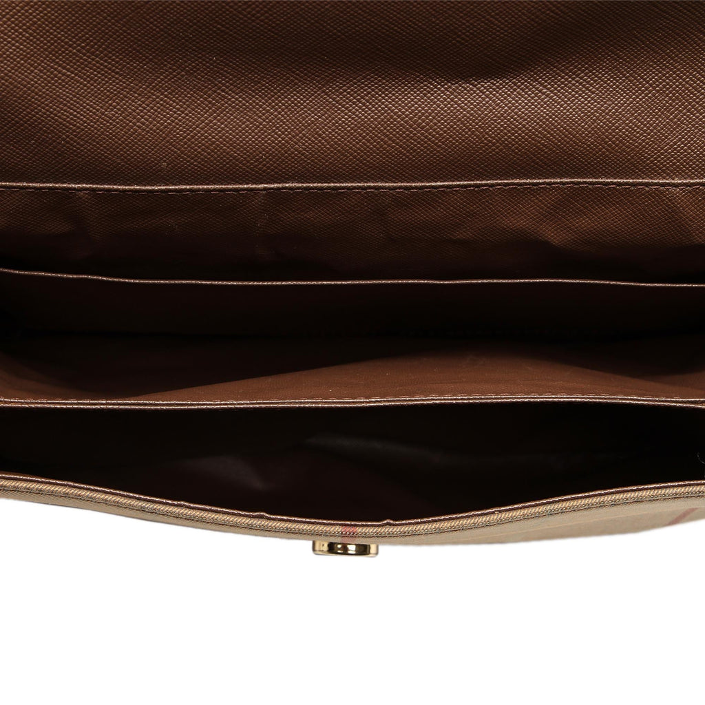 Burberry Plaid Canvas Crossbody Bag (SHG-22411)
