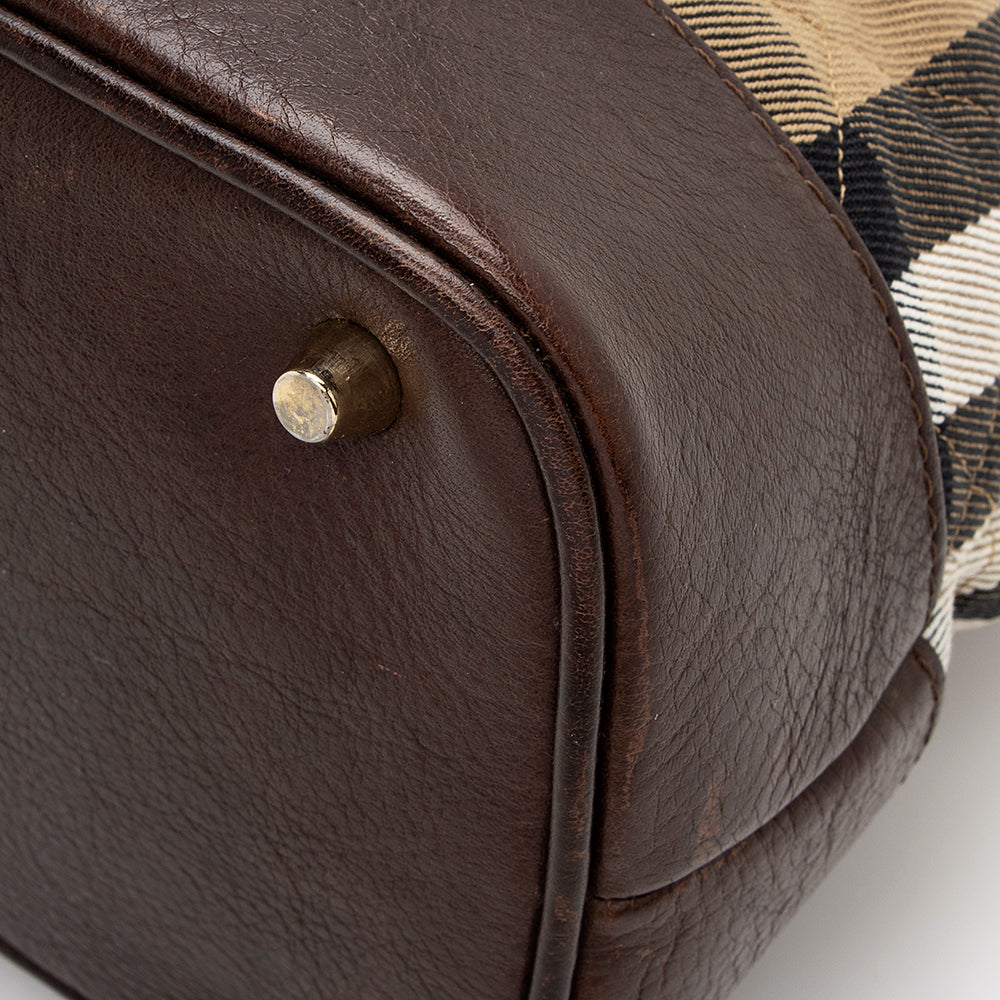 Burberry Quilted House Check Manor Tote - FINAL SALE (SHF-17164)