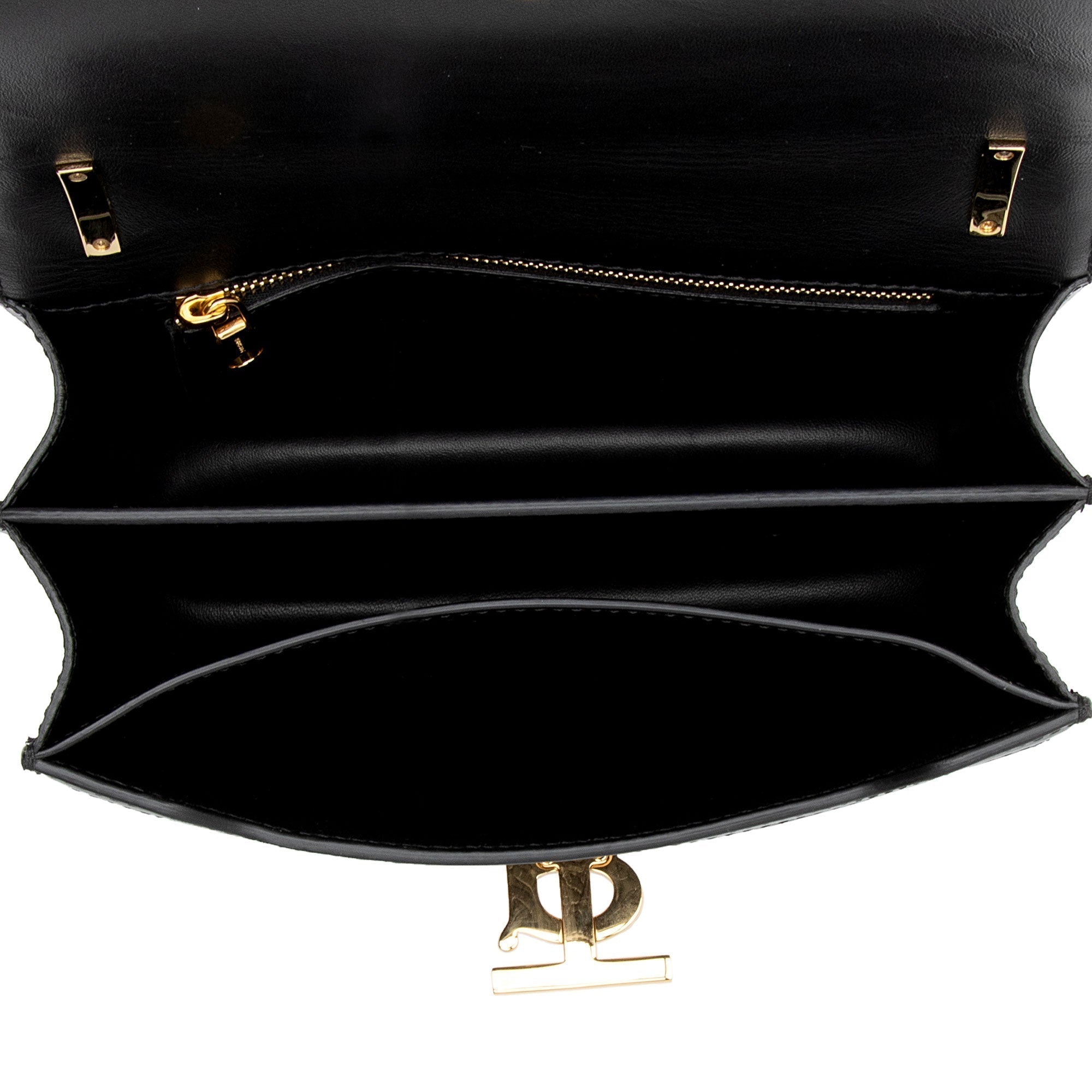 Burberry Quilted Lambskin TB Flap Chain Small Shoulder Bag (SHF-CKbjKv)