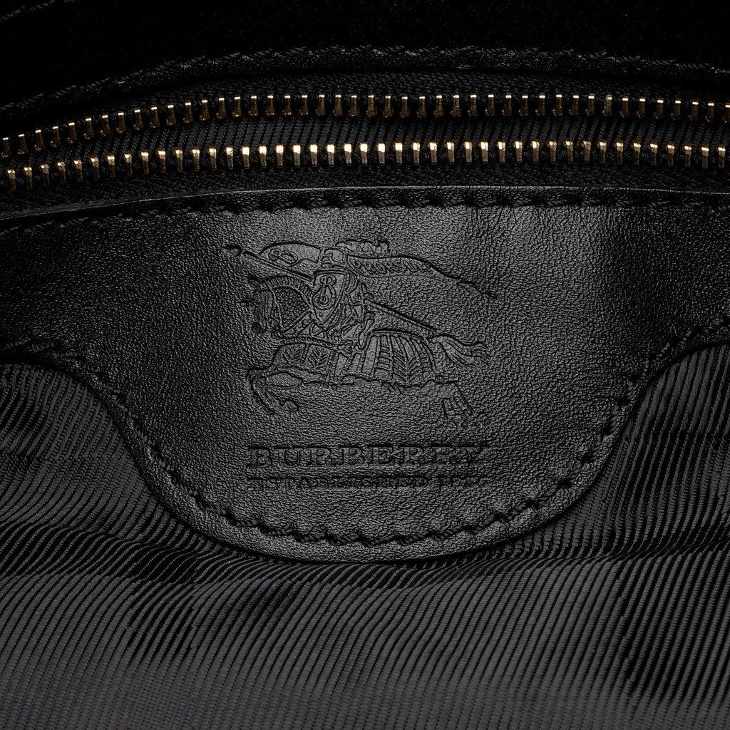Burberry Quilted Leather Manor Satchel (SHF-XS6CjR)