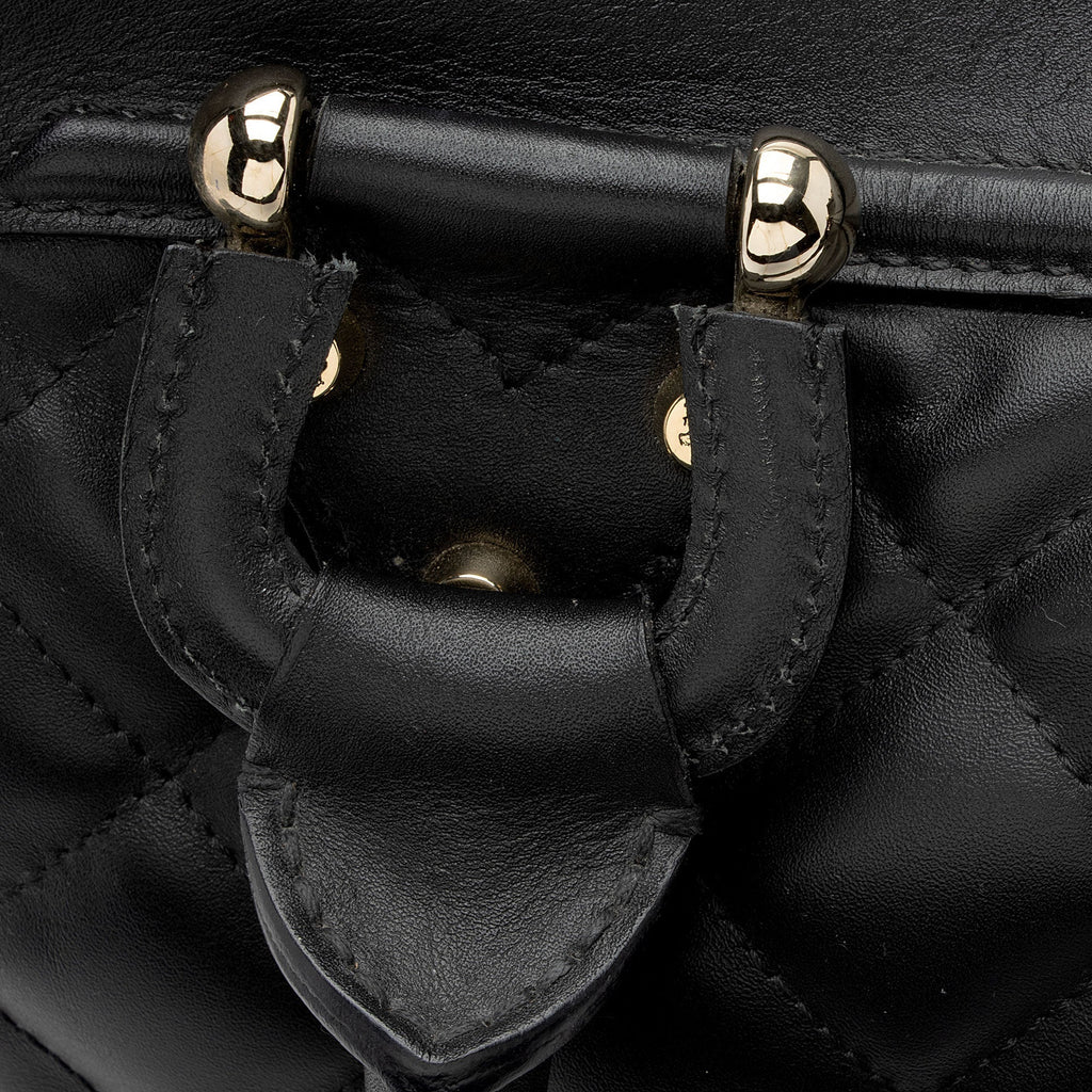 Burberry Quilted Leather Manor Satchel (SHF-XS6CjR)