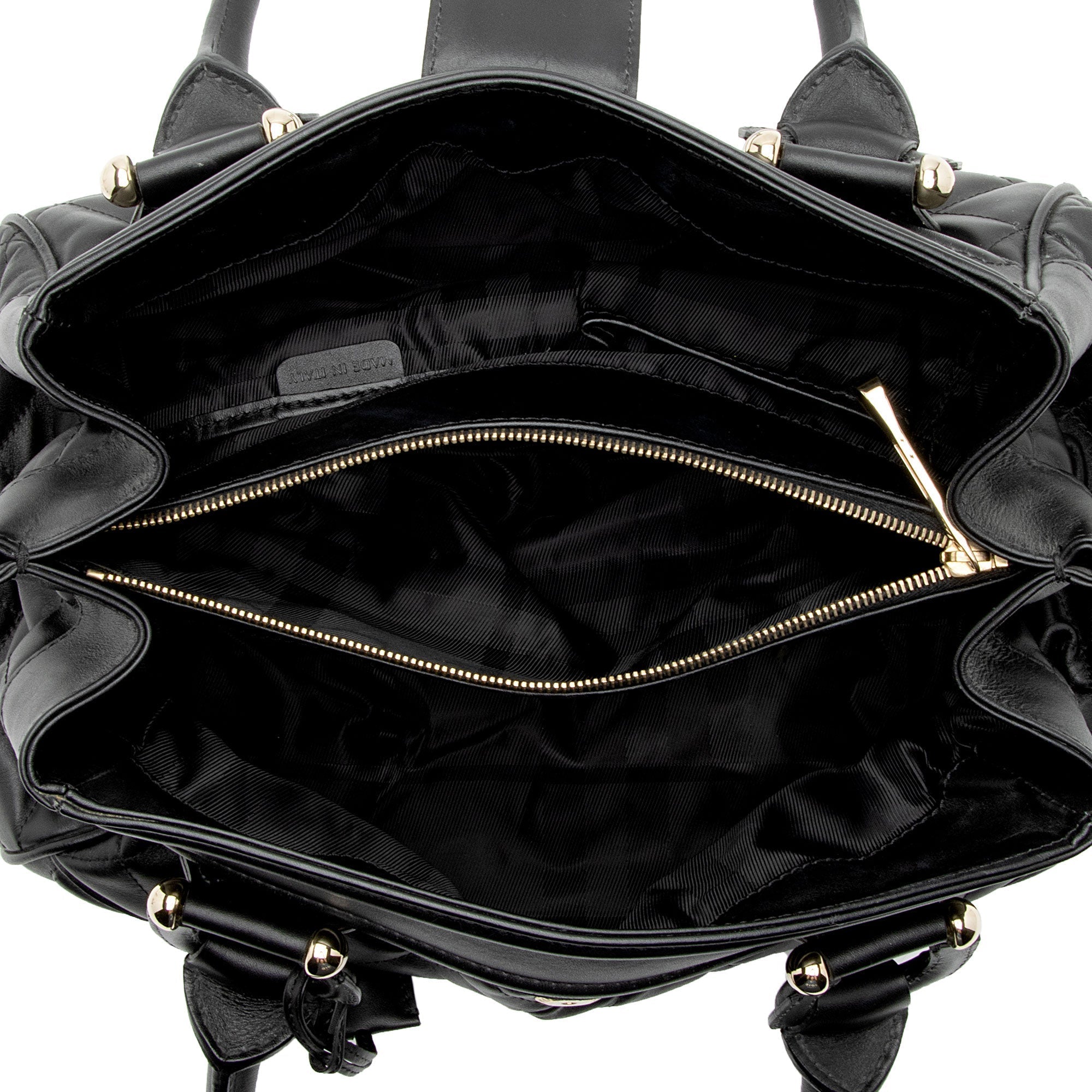 Burberry Quilted Leather Manor Satchel (SHF-XS6CjR)