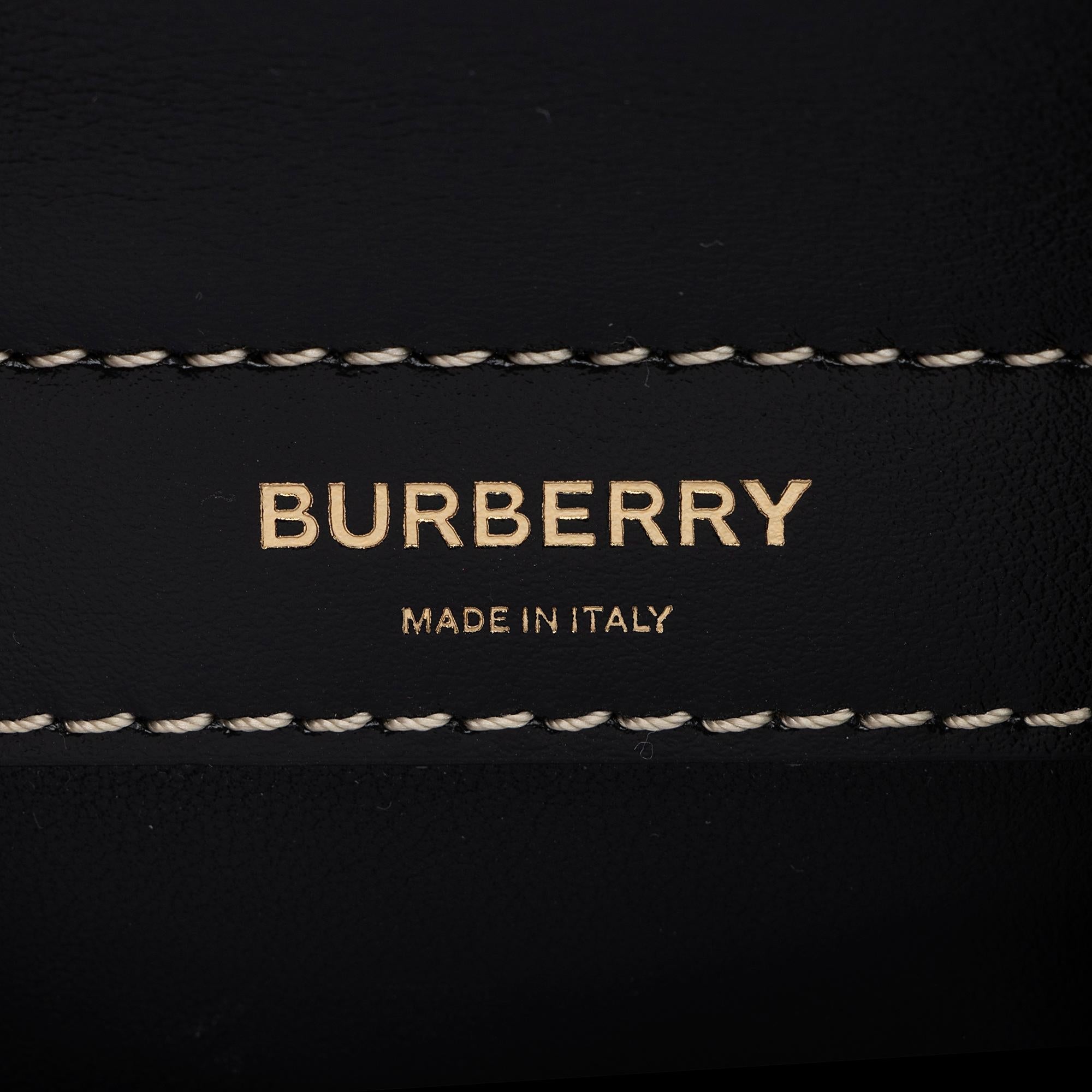 Burberry Smooth Calfskin Horseferry Print Title Mini Shoulder Bag (SHF-lc3b03)
