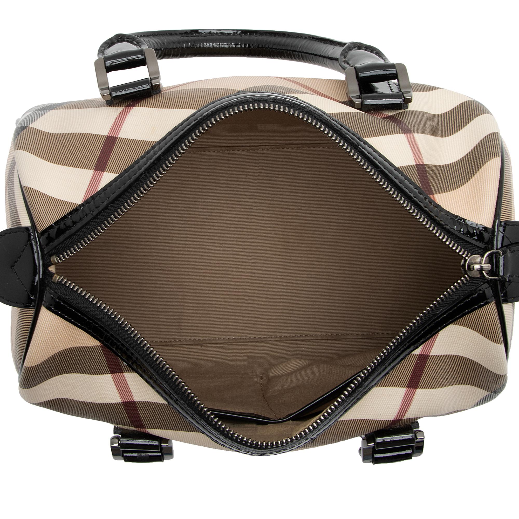 Burberry Super Nova Check Chester Boston Bag (SHF-1yslCD)