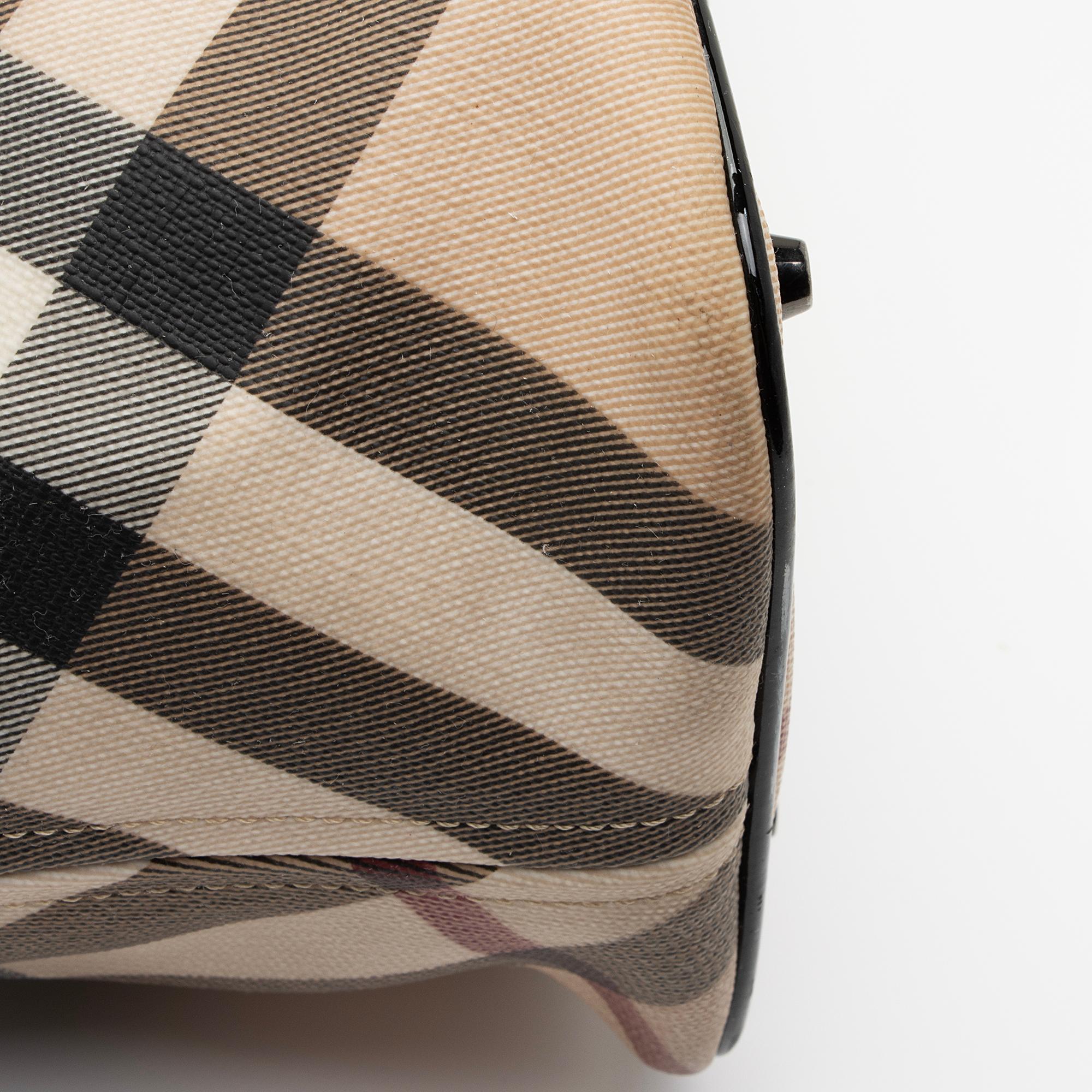 Burberry Super Nova Check Regent Tote (SHF-hyJb8u)