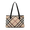 Burberry Super Nova Check Regent Tote (SHF-hyJb8u)