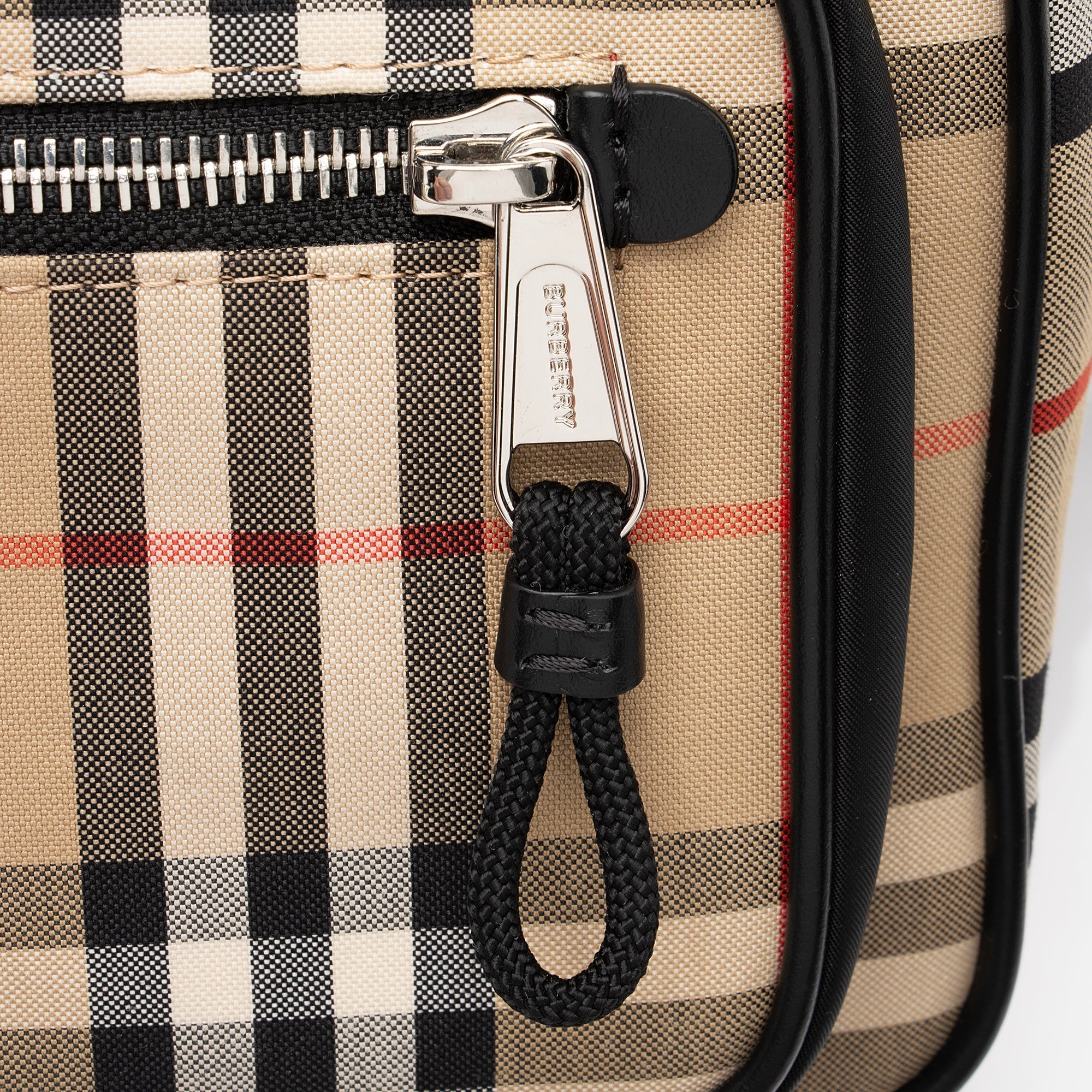 Burberry Vintage Canvas Check Leather Crossbody Bag (SHF-23042)