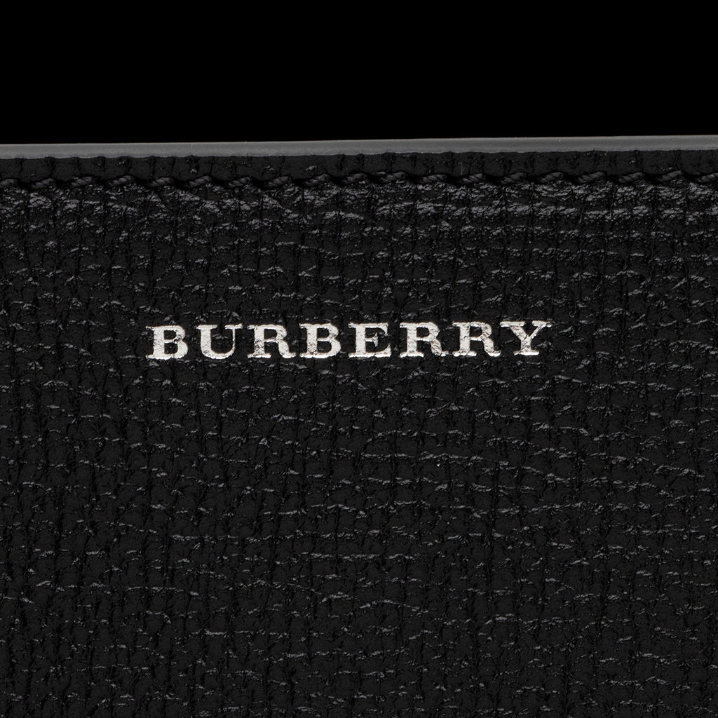 Burberry Vintage Check Leather Banner Medium Tote (SHF-AsEaCK)