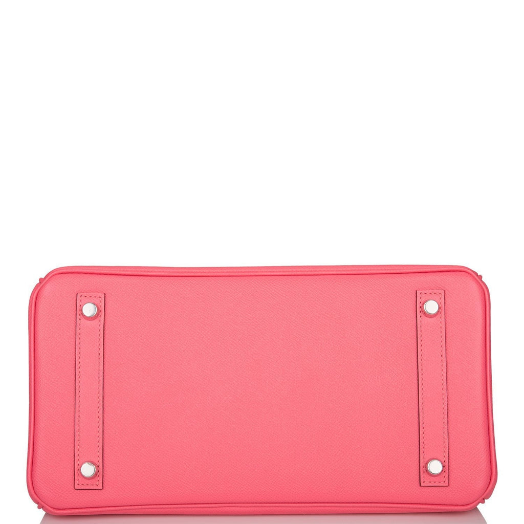 Hermes Birkin 30 Rose Azalee Epsom Palladium Hardware