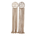 Chanel "CC" Light Gold Dusters Earrings