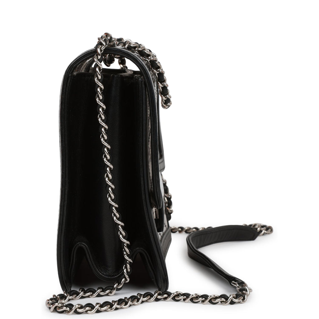 Pre-owned Chanel Naked Beauty Lock Flap Bag PVC Silver Hardware