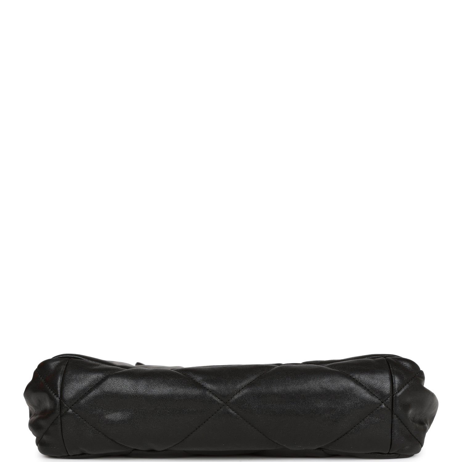 Pre-owned Chanel Large 19 Flap Bag Black Lambskin Mixed Hardware