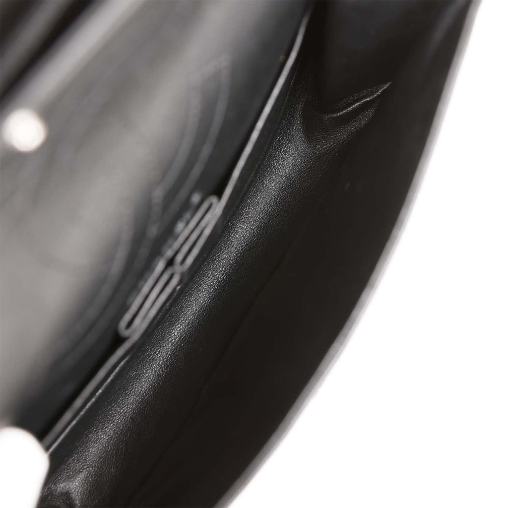 Pre-owned Chanel Lucky Charms Reissue 2.55 Flap Bag Black Aged Calfskin Ruthenium Hardware - Remaining Balance