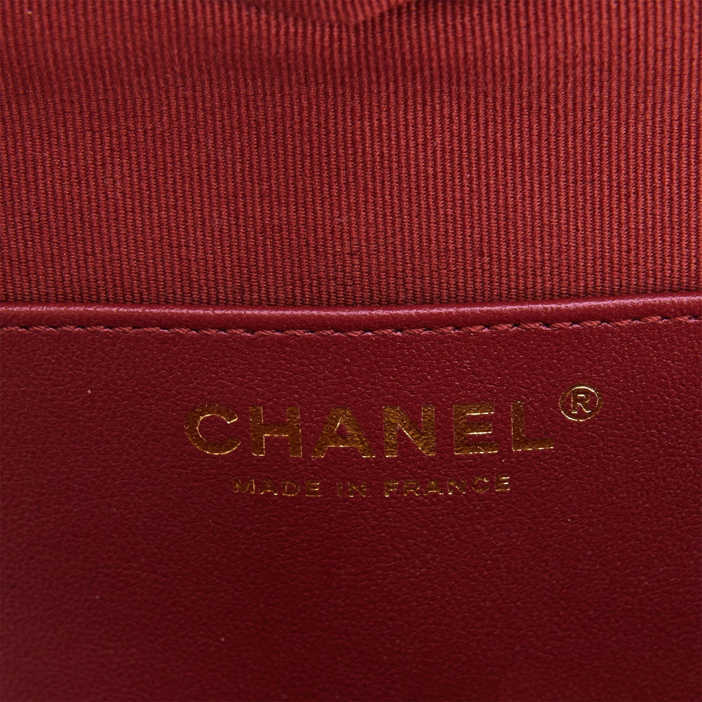 Chanel CC In Love Large Heart Bag Black Lambskin Light Gold Hardware