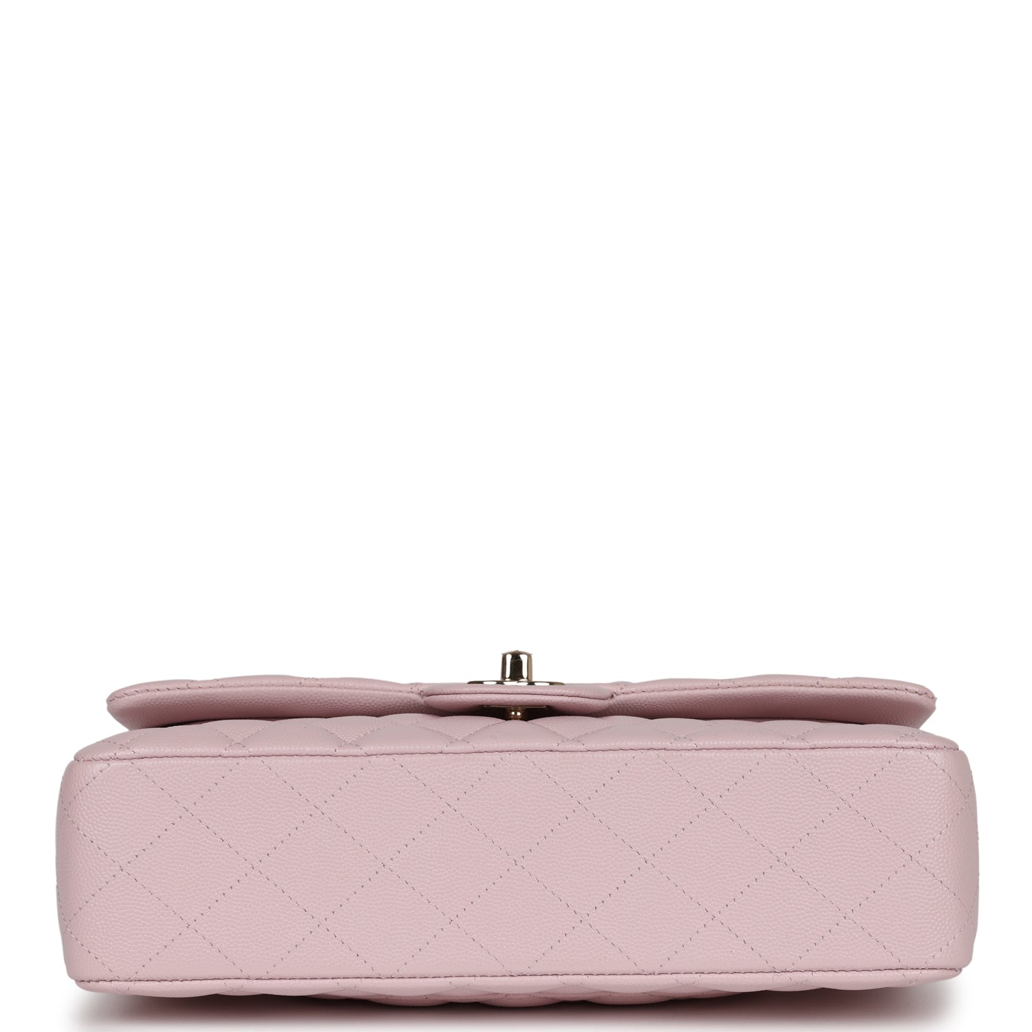 Chanel Medium Classic Double Flap Light Pink Caviar Light Gold Hardware