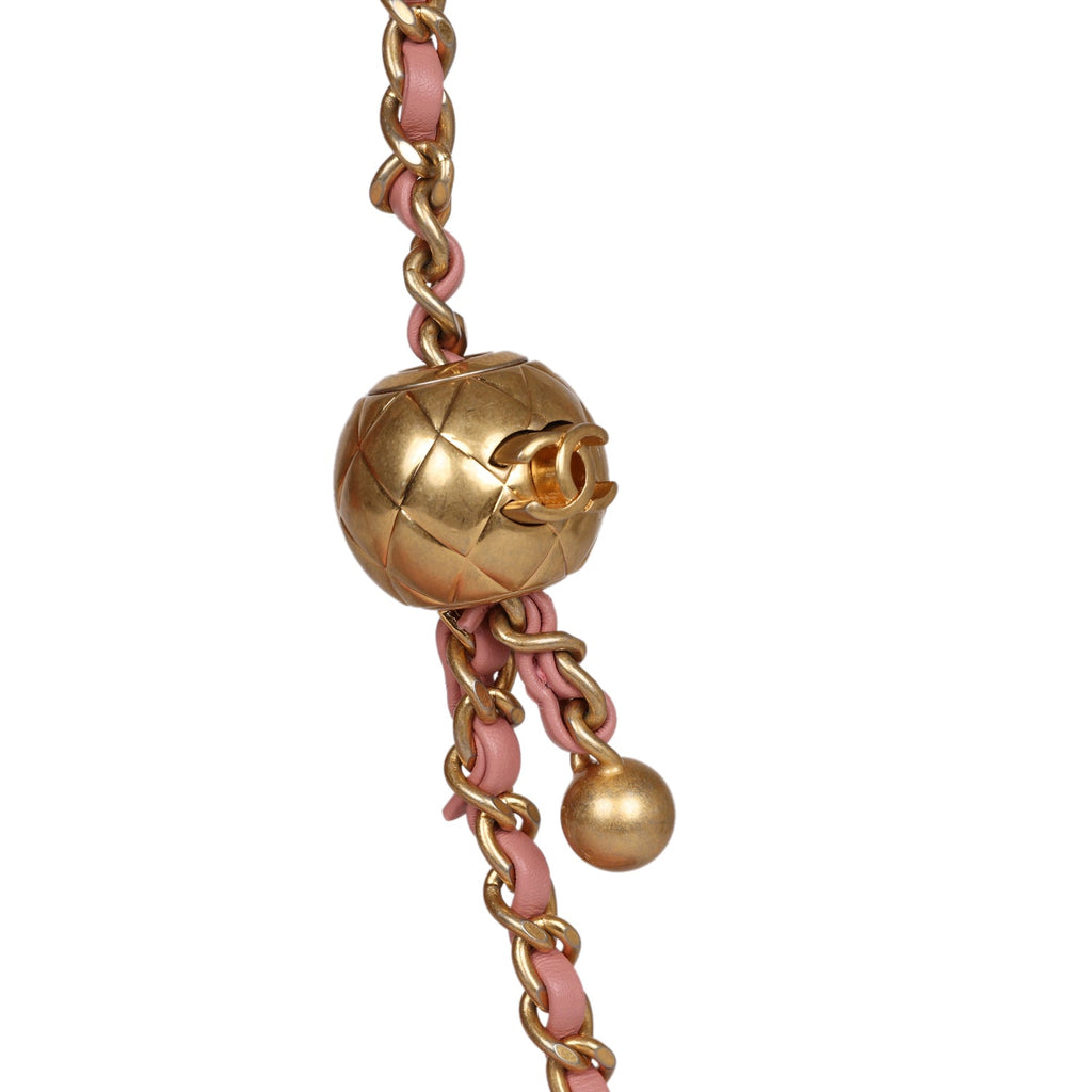 Chanel Pearl Crush Mini Rectangular Flap Dark Pink Lambskin Brushed Gold Hardware