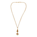 Vintage Chanel Gold Plated Interlocking CC Necklace