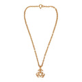 Vintage Chanel Gold Plated Triple Interlocking CC Necklace