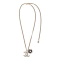 Chanel Mini Faux Pearl CC Pendant Necklace