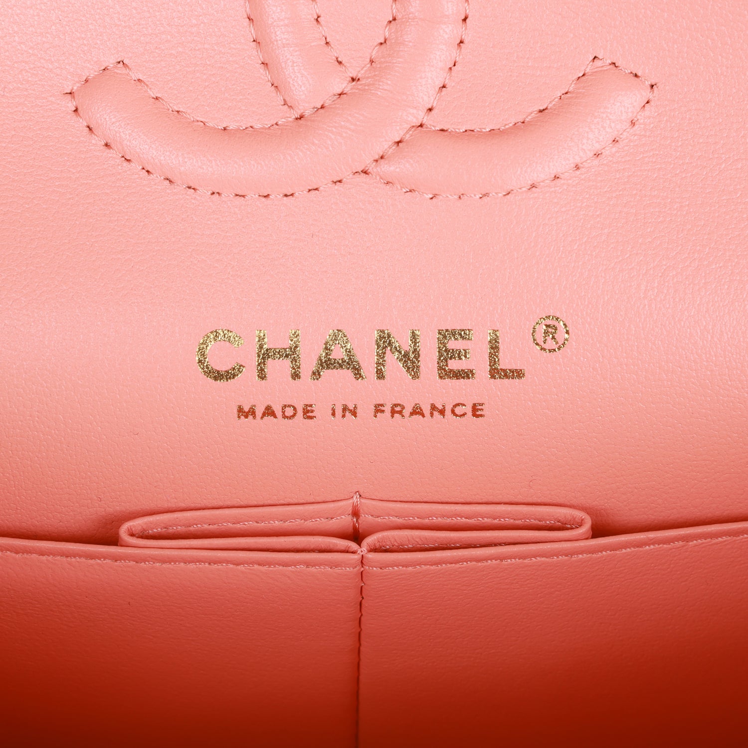 Chanel bag Small Classic Double Flap Pink Lambskin Light Gold Hardware