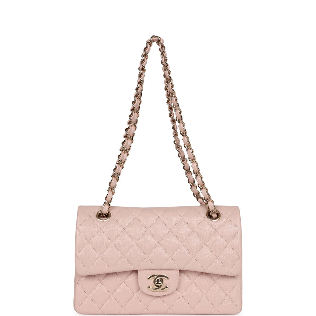 Chanel bag Small Classic Double Flap Bag Light Pink Caviar Gold Hardware