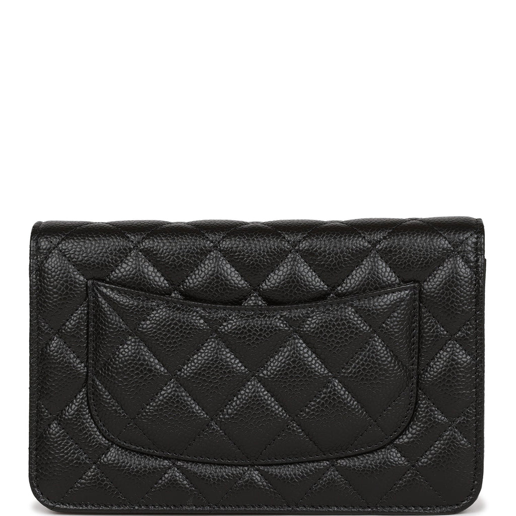 Chanel Wallet on Chain WOC Black Caviar Gold Hardware