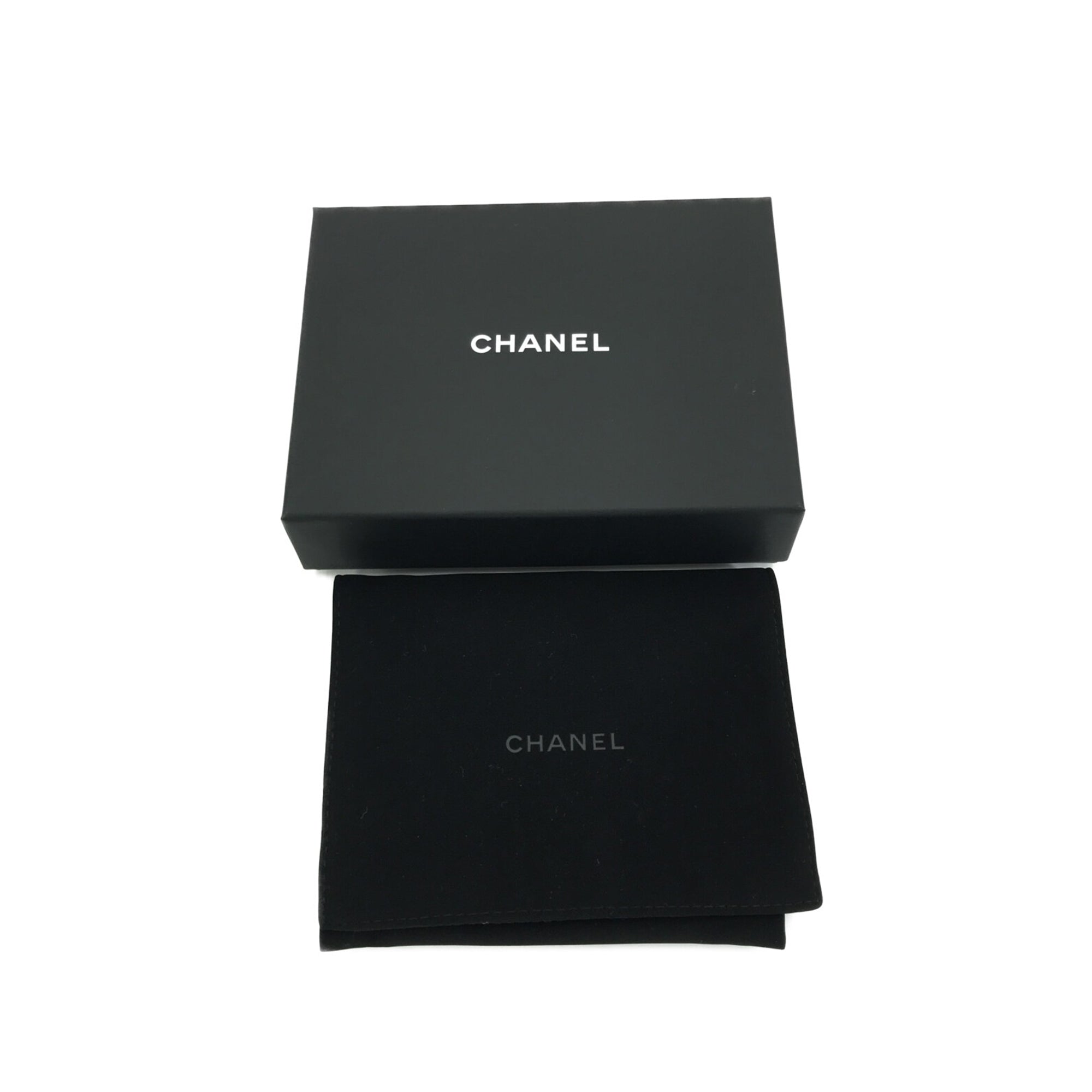 CHANEL Classic Flap Lambskin Card Holder on Chain Crossbody Bag
