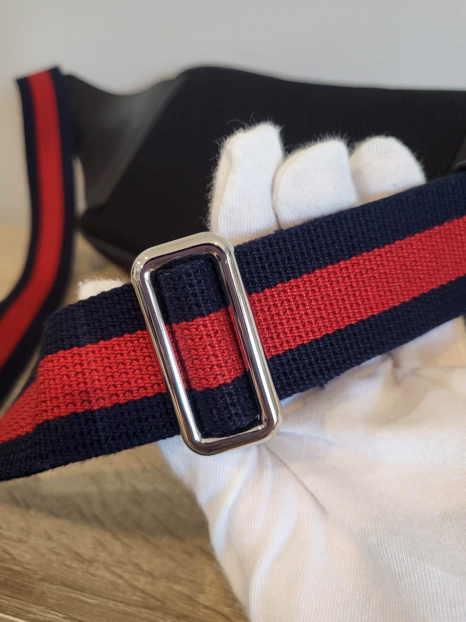 Authentic GG Black Belt Bag Gucci
