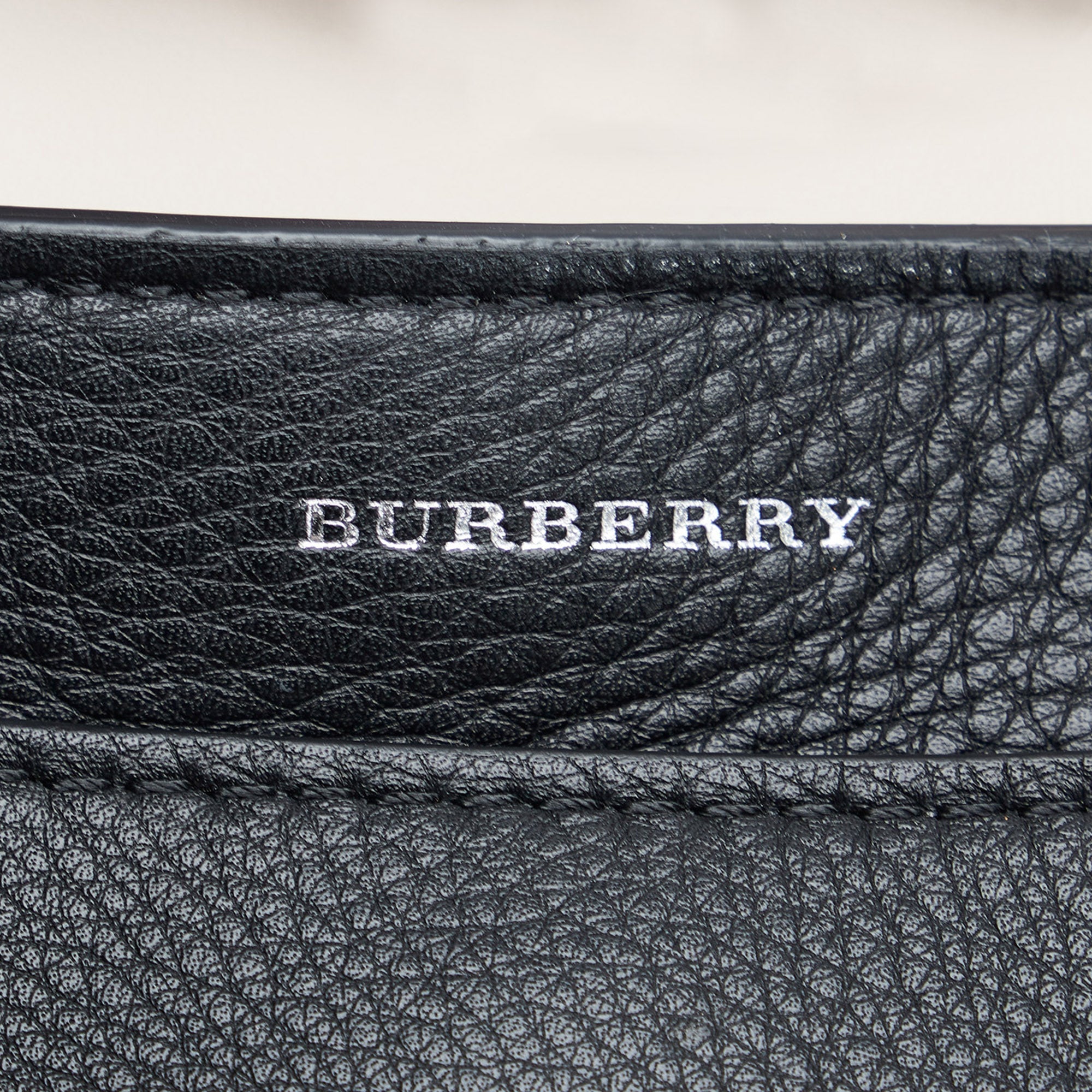 Burberry Belt Handbag Black