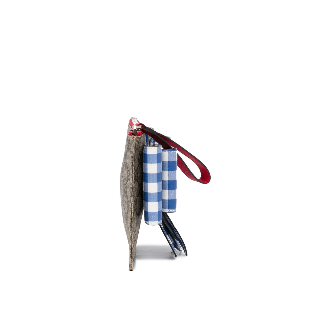 Gucci Bow Clutch GG Supreme Canvas