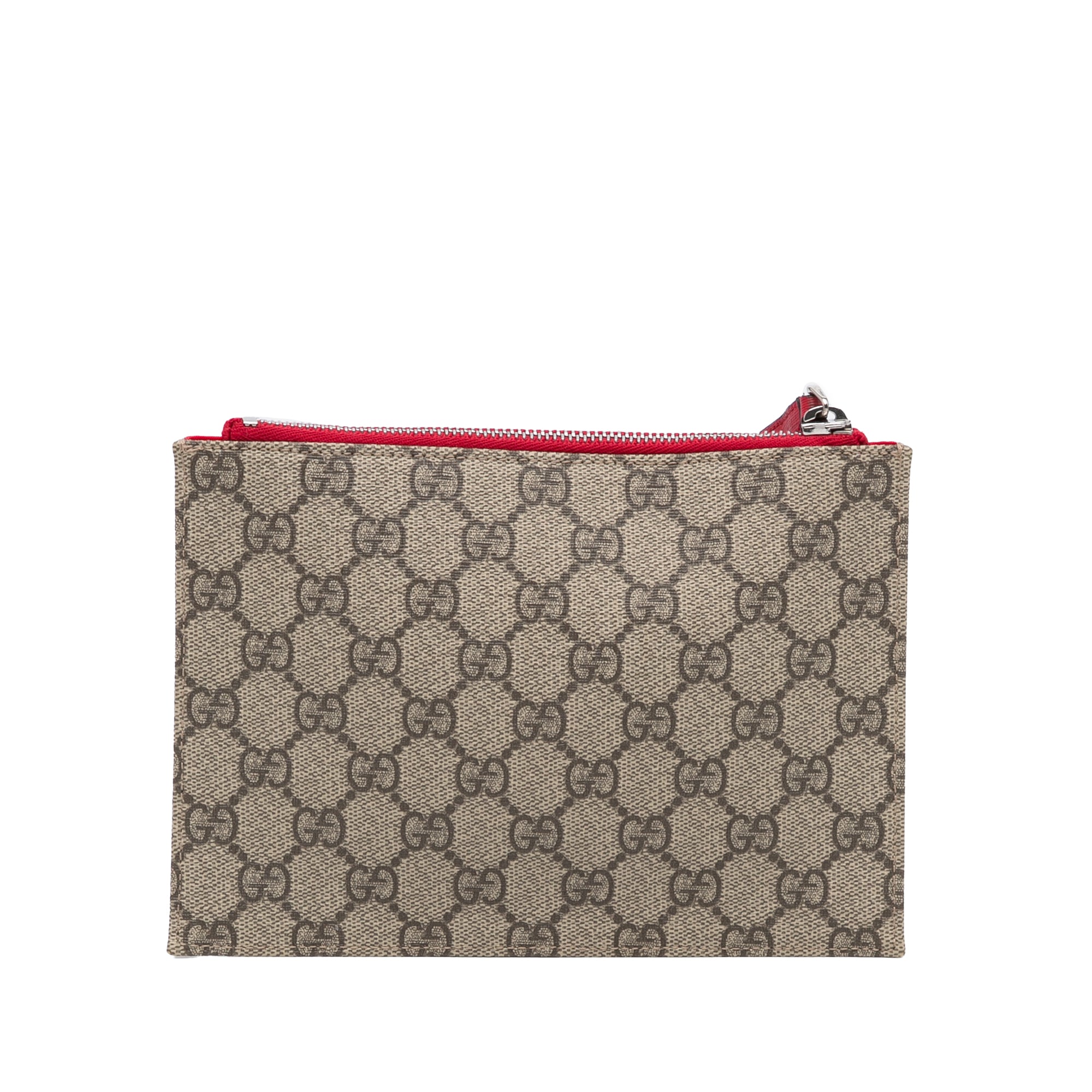 Gucci Bow Clutch GG Supreme Canvas