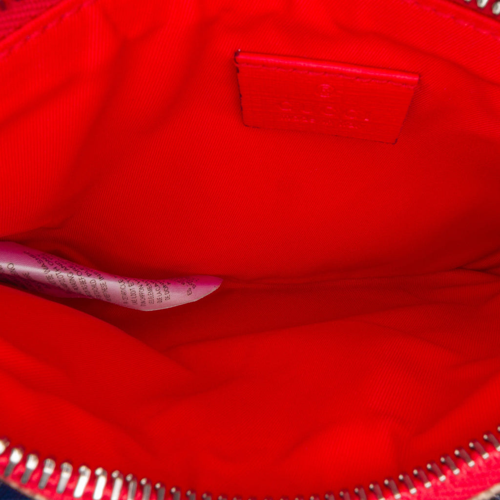 Gucci Bow Clutch GG Supreme Canvas