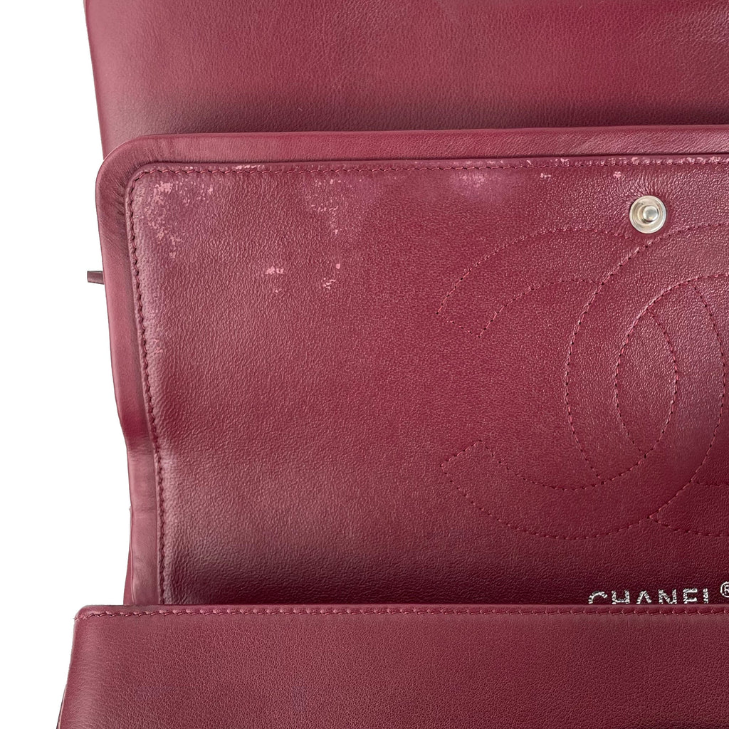 CHANEL Jumbo Classic Patent Double Flap Shoulder Bag
