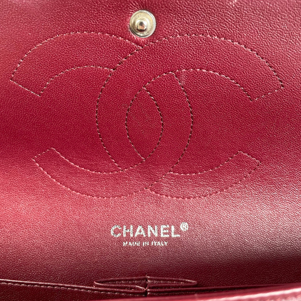 CHANEL Jumbo Classic Patent Double Flap Shoulder Bag