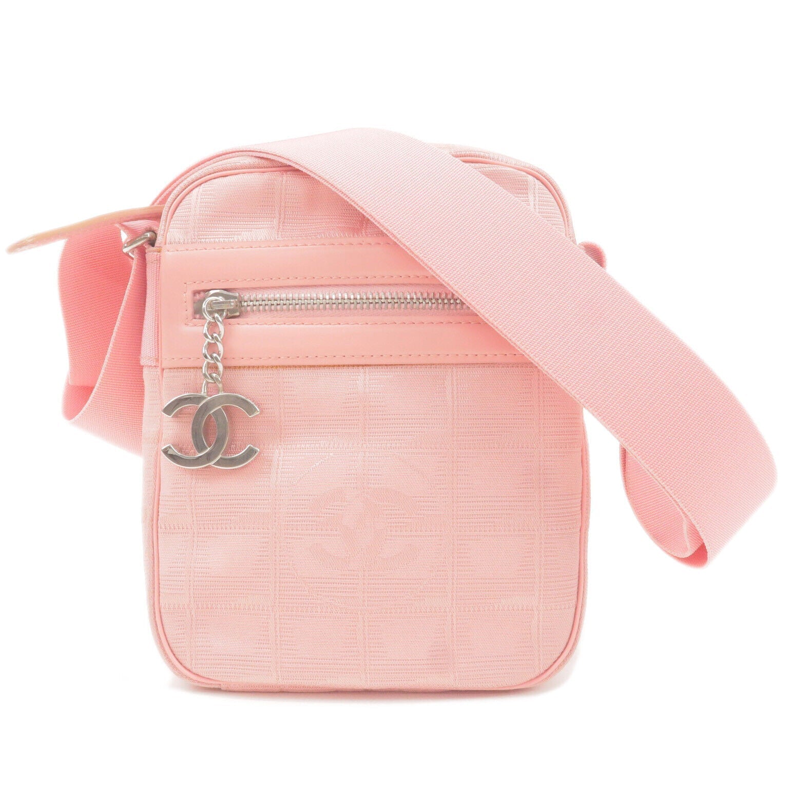 CHANEL TRAVEL LINE NYLON MINI CROSSBODY BAG