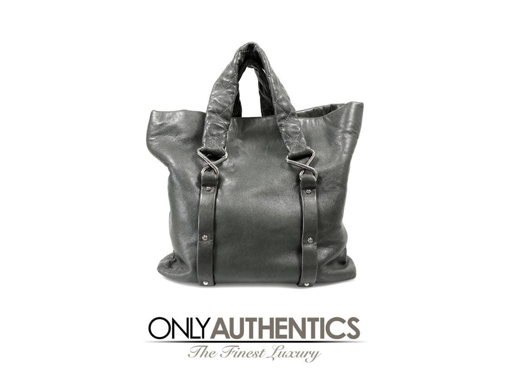 Chanel Black Lambskin Eight Knots Tote