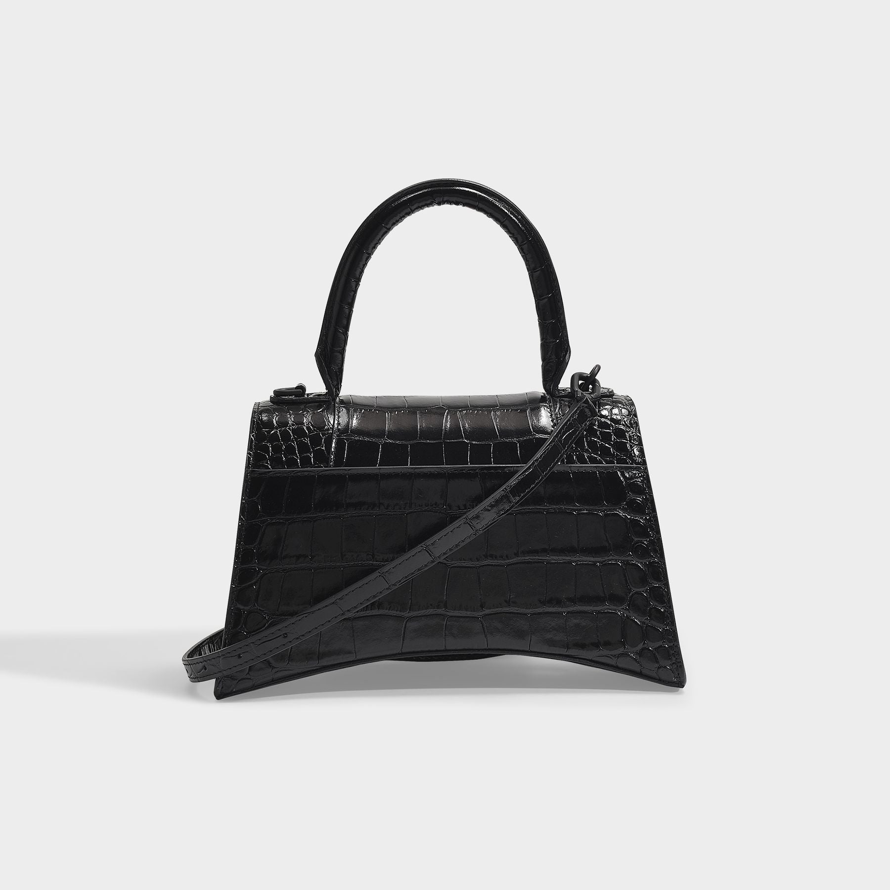 Hourglass Xs Bag - Balenciaga -  Black - Leather