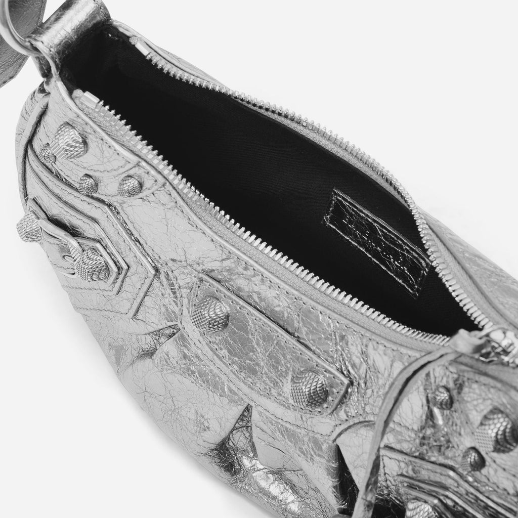 Cagole Shoulder Xs Bag - Balenciaga -  Silver - Leather