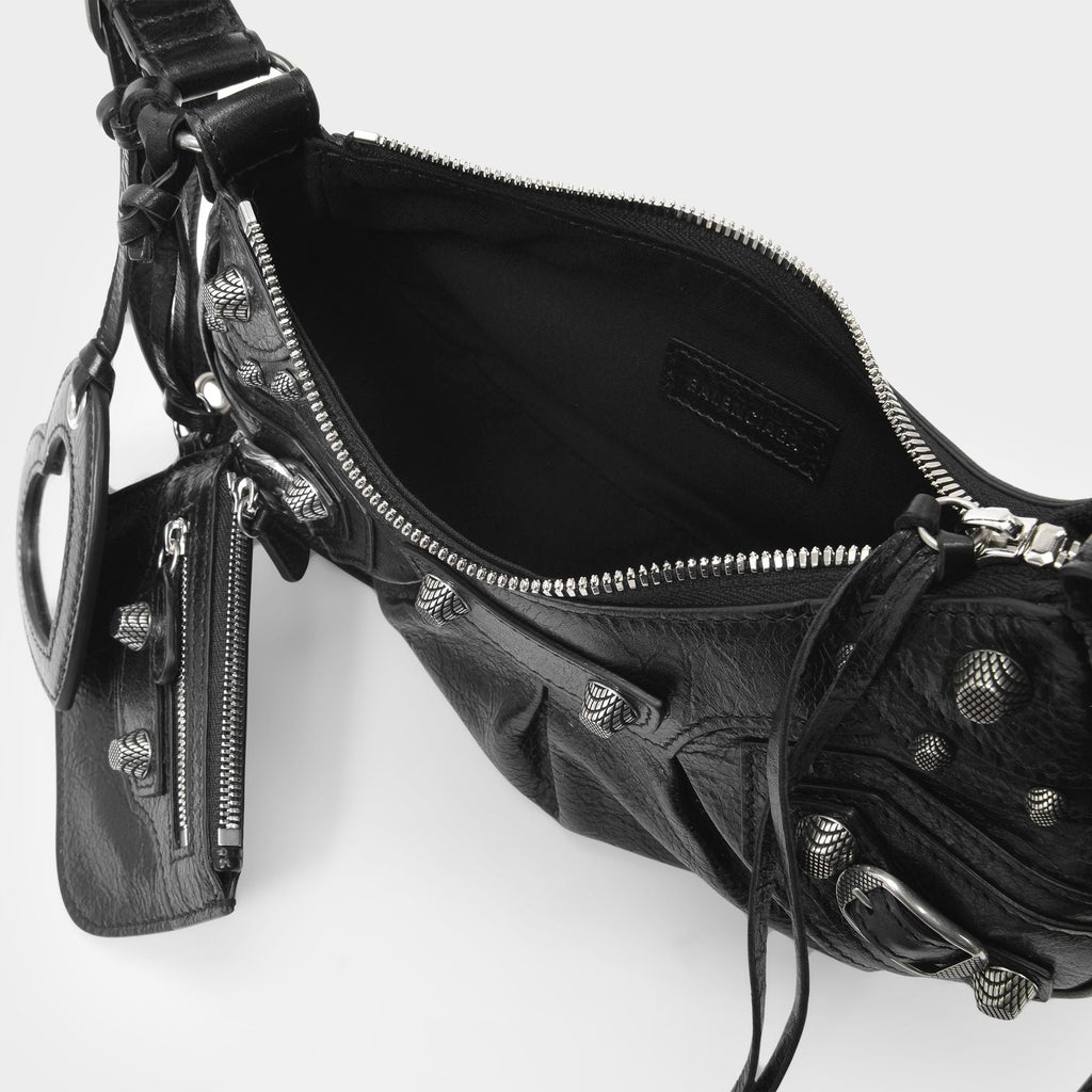 Cagole Shoulder Xs Bag - Balenciaga -  Black - Leather