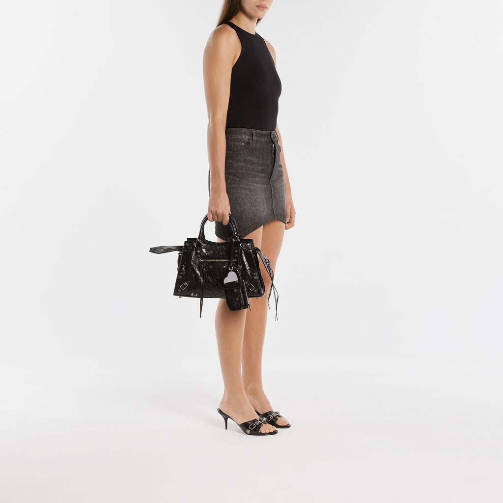 Neo Cagole City S Bag - Balenciaga -  Black - Leather