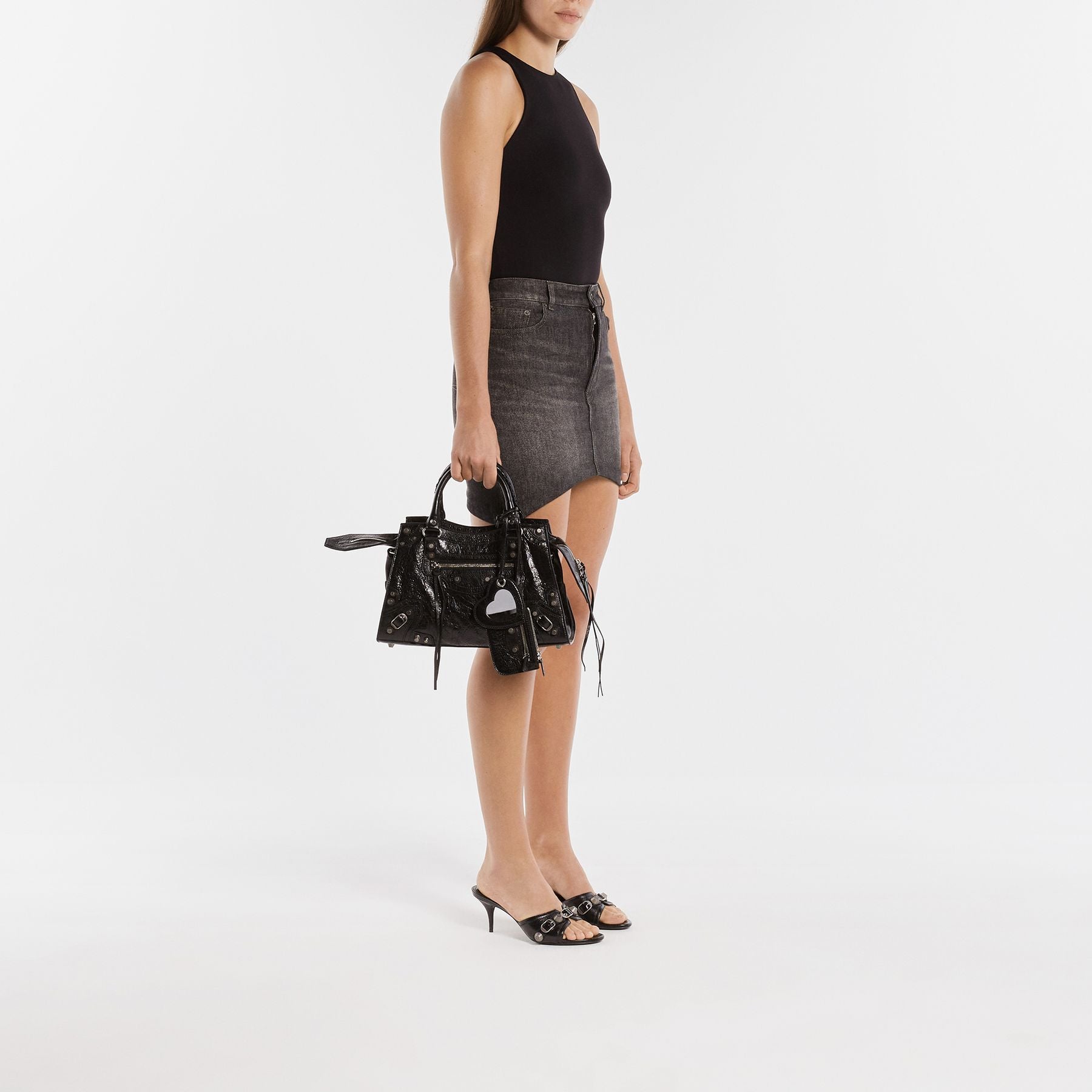 Neo Cagole City S Bag - Balenciaga -  Black - Leather