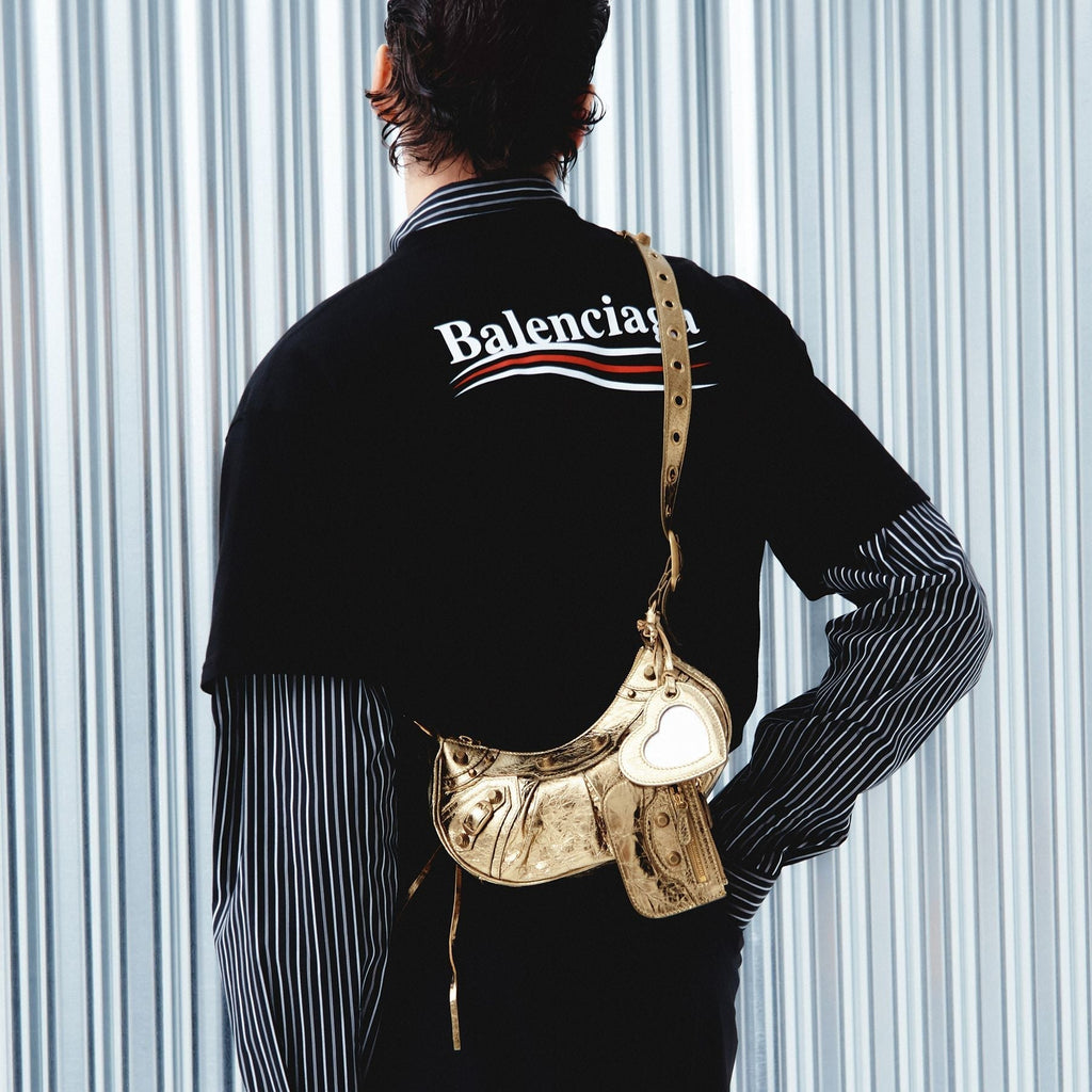Cagole Shoul Xs Bag - Balenciaga - Gold - Leather