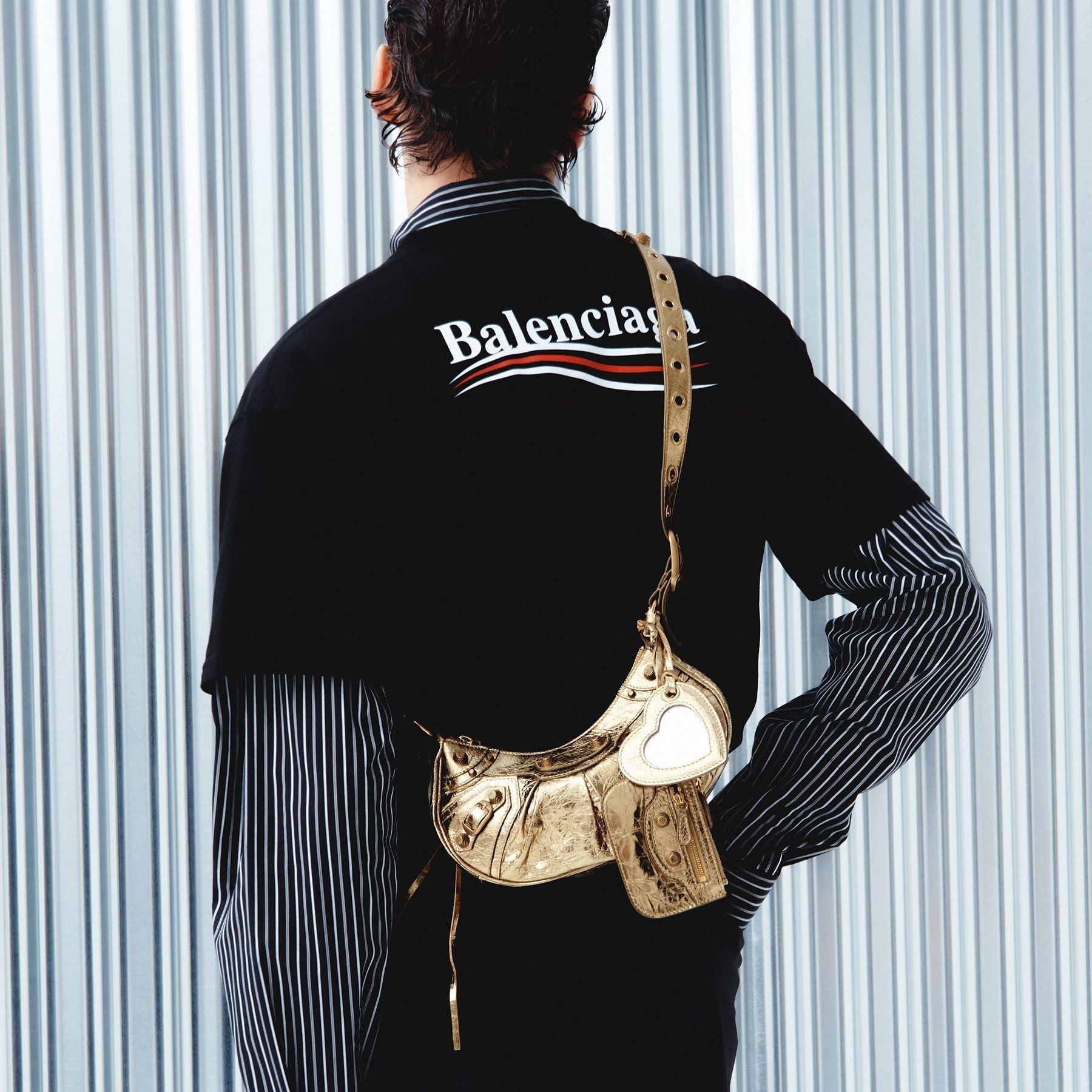 Cagole Shoul Xs Bag - Balenciaga - Gold - Leather